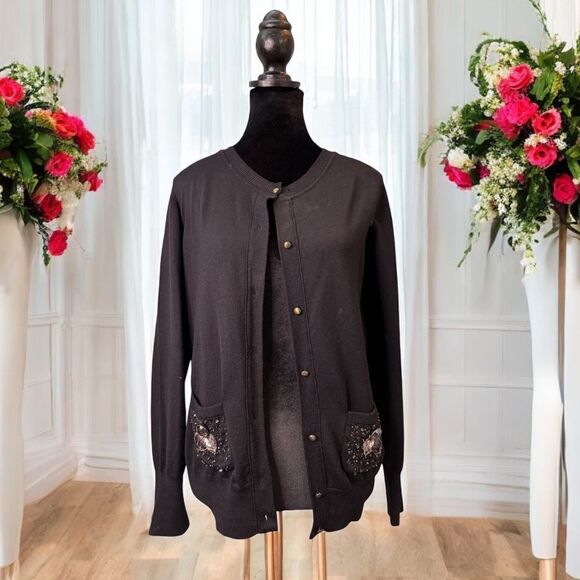 Fendi Button Down Cardigan (EU 42/US 10) - Picture 1 of 9